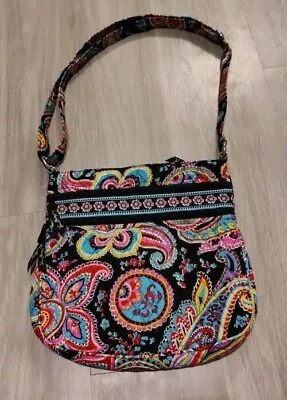 Vera Bradley Retired  Vtg Sm Crossbody Purse Parisian Paisley Fall 2015 • $5