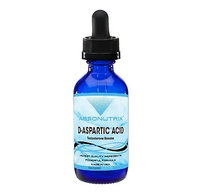 Absonutrix D-Aspartic Acid 4 Fl Oz 500mg All Natural Supplement Made In USA • $24.99