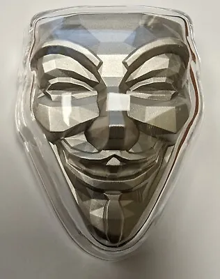 $95 • Buy Rebel Guy Fawkes Mask Anonymous 2 Oz 999 Silver Stacker V For Vendetta - JP056