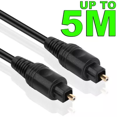 Premium Gold Toslink Optical Fibre Digital Audio Cable Lead Sound Cord S/PDIF • $7.75