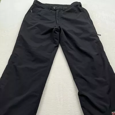 Spyder Mens Snow Pants Large Black XTL  10k MM Thinsulate Insulated Lined • $42