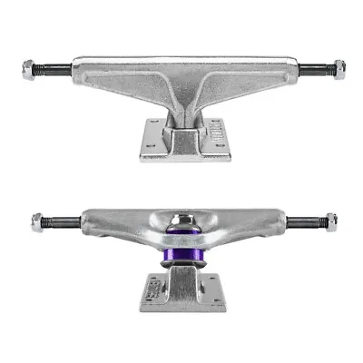 Venture Skateboard Trucks Standard Polished 5.0 Low - 7.63  Axle Silver Pair • $44.95