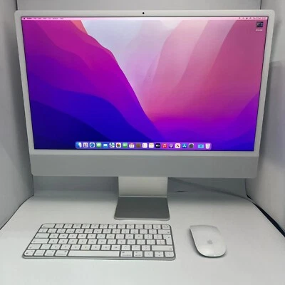 £999.99 • Buy Apple IMac 21,1 M1 8GB Ram 256GB SSD 24  Keyboard And Mouse + Apple Warranty A+