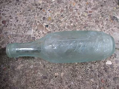 SCARCE FLAT BASE HAMILTON SKITTLE BOTTLE SPA WATERS B & S LTD DERBY C1915. • £9.99