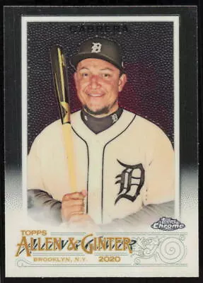 2020 Topps Allen & Ginter Chrome #38 Miguel Cabrera • $1.45