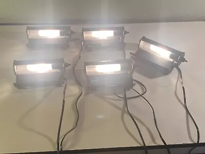 Manhasset School Band Black Music Stand Light Lamp Lot Of 5 Working Snap On Work • $19.97