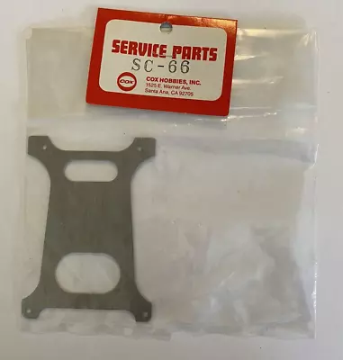 1:10 Kyosho/Cox Cox Service Part SC-66 Chassis Plate. Original 1980's Part • £15.99