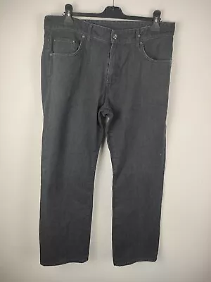 Mens Gant Jason Jeans Black Grey Waist 36 Leg 30 • £23.20