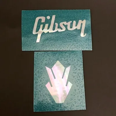 0.1 Mm Thick White Mother Of Pearl Peg Head Logo Crown For Gibson Style Guitars • $10.80