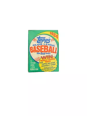 1984 Topps Baseball Unopened Wax Pack Possible Mattingly Rookie Card!!! • $10