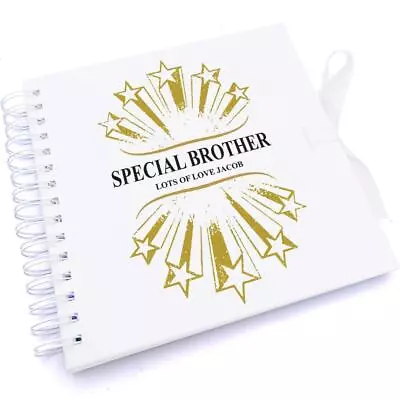 £15.49 • Buy Personalised Special Brother Scrapbook Photo Album UV-407