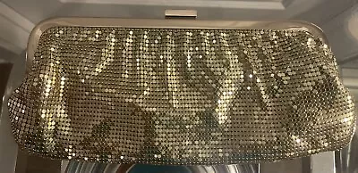 Express Gold Chain Metal Clutch • $20