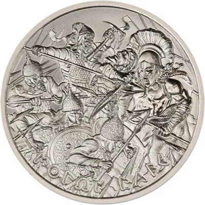 1 Oz Spartan Warrior Molon Labe .999 Silver Round Coin #4 COME AND TAKE IT! • $44.99