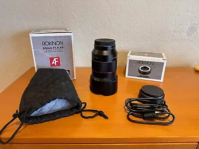 Rokinon 50mm 1.4 Sony E-mount With Rokinon Lens Station • $280