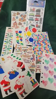 Vintage Sticker Lot Mrs. Grossman's Stickopotomus Birthday Christmas Trains • $9.99