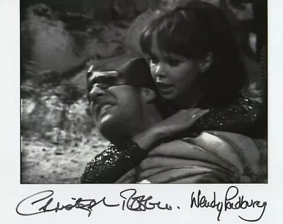 £35 • Buy Doctor Who Autograph: WENDY PADBURY & CHRISTOPHER ROBBIE Signed Photo