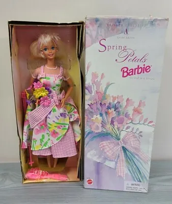 Vintage Avon Spring Petals Barbie Doll 2nd In Series Special Edition In Box • $9.95