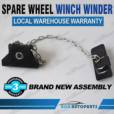 Spare Wheel Tyre Winch Winder Assembly For Nissan Navara D22 4WD 1997 Onwards • $44.99