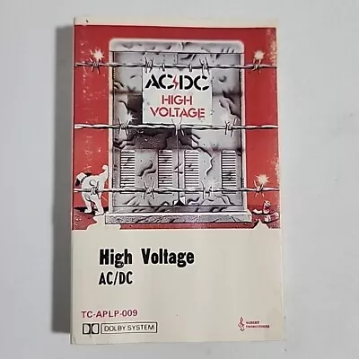 AC/DC - 'High Voltage' Cassette Tape Album AUST. PRESSING ALBERT PRODUCTIONS • $50.99