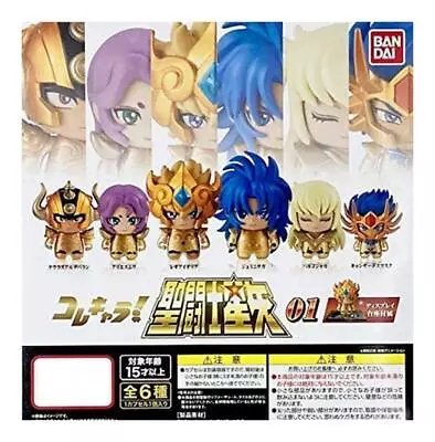 Colle Chara Saint Seiya 01 All 6 Types Set Full Comp Clatter Capsule Toy • $33.24