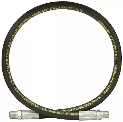 1/4  X 300  1/4 NPTM X 1/4 NPTM SAE 100R17 Hydraulic Hose 3000 PSI  916-14300 • $49.85