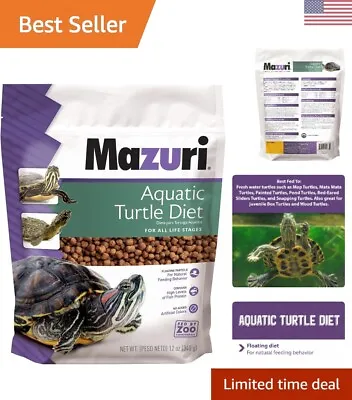 Nutritionally Complete Aquatic Turtle Food - Freshwater Formula - 12oz Bag • $35.99
