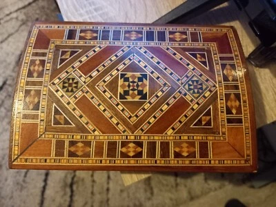 £20 • Buy Art Deco Inlaid Jewellery Box  1940s