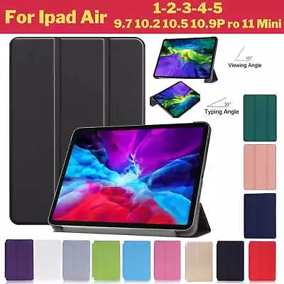 £5.49 • Buy Smart Case For IPad Air 1 2 3 4 9.7 5th 6th 7th 8th 9th Generation 10.2 11 Mini