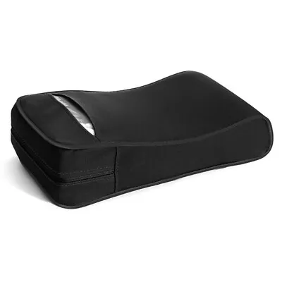 Car Seat Center Console Armrest Cushion Arm Rest Pad PU Memory Foam Storage Box • $23.30