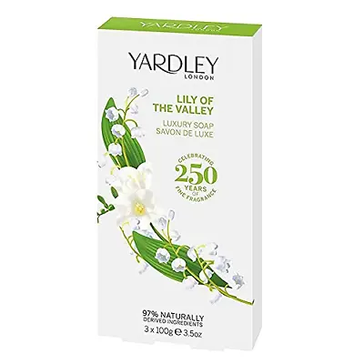 £8.29 • Buy Yardley London Lily Of The Valley Soap, 100 G, 3-Unit Y7410053-6