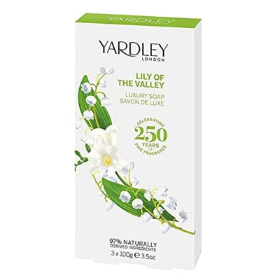 £8.29 • Buy Yardley London Lily Of The Valley Soap, 100 G, 3-Unit Y7410053-6