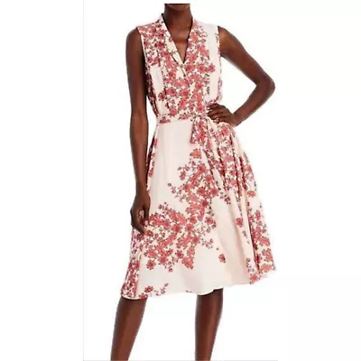 Nanette By Nanette LePore Dress 2 Apricot Glow Belted Lined  • $34.99