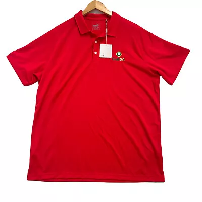 $39.95 • Buy Puma Mens Golf SA Red Golf Polo Shirt Size XL  New With Tags