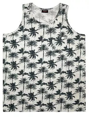 Espionage Mens Big Size Printed Summer Vest (SS18) • £23.63