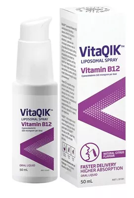 2 × HENRY BLOOMS VITAQIK LIPOSOMAL SPRAY WITH VITAMIN B 12 50ML Ozhealthexperts • $44.99