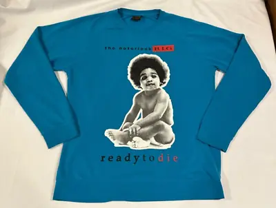 The Notorious BIG Ready To Die Sweatshirt Blue XL By Brooklyn Mint • $14.99