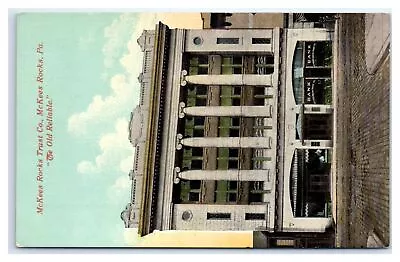 McKees Rocks PA Postcard- THE OLD RELIABLE Building • $7.69