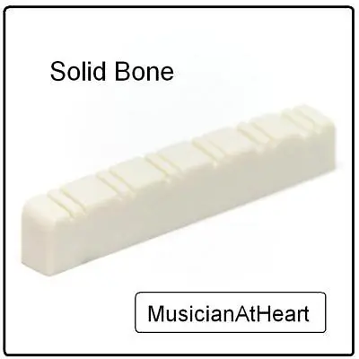 MusicianAtHeart REAL BONE NUT Made For IBANEZ 12 String Guitar - Pure Cowbone • $10.99