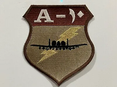A-10 Desert Fighter Patch With Arabic Us Air Force Embroidered Patch • $12