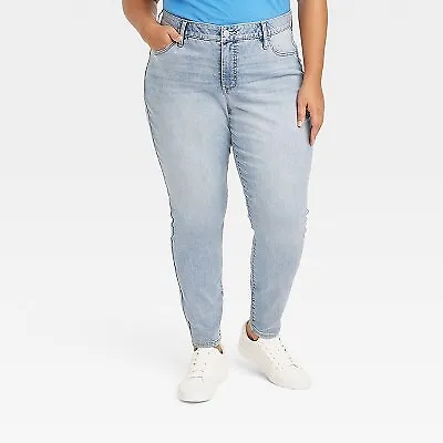 Women's Mid-Rise Skinny Jeans - Ava & Viv • $15.99