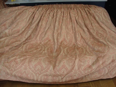 £175 • Buy Ian Sanderson Mellick Rose Dust Pair Curtains Material Appleshaw Collection