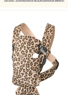 Baby Bjorn Baby Carrier Mini Leopard Print New In Box & Instructions • £100