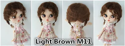 JD644 All Sizes Braid BJD Mohair Wig For Lait OB11 YOSD MSD SD Blythe Doll Hair • $25.39