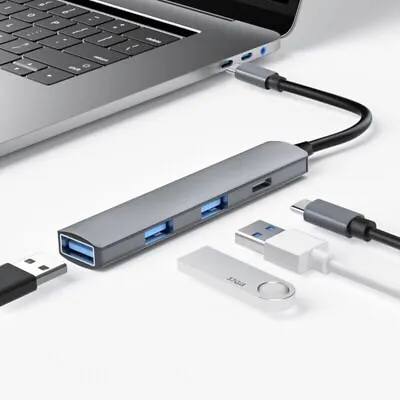 Adapter USB C HUB Type C 4 Port High Speed Multi USB Splitter PC Laptop Macbook • $5.49