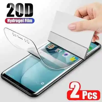 For Samsung Galaxy S24 S23 S22 S21 Ultra S10 Plus Hydrogel FILM Screen Protector • £3.49