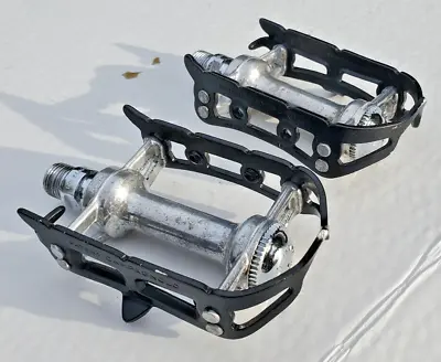 Vtg Campagnolo Record Superleggera Road Bicycle Pedals Campy SL 9/16 Trek Fuji • $178