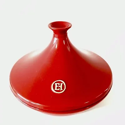 Emile Henry 3 Quart Moroccan Tagine Flame Ceramic Burgundy Red - Made In France • $62.99