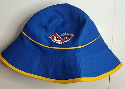 No Fear Vintage Bucket Hat Mens Small /Medium Blue Yellow Logo • $31.50