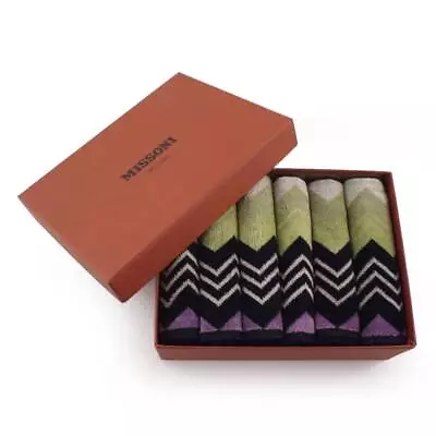 Set Of 6 MISSONI HOME Giacomo T59 Zig Zag Sponge Washcloths • $73.55