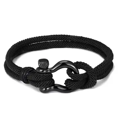 Rope Nautical Bracelet For Womens And Mens Horseshoe Buckle Jewelry Bracelet • £3.65